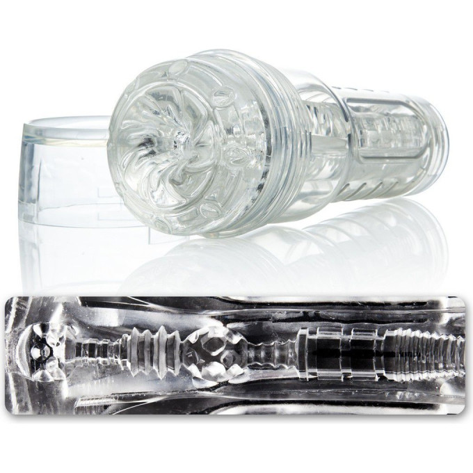Мастурбатор Fleshlight Crystal Go Torque — Stoya, прозрачный корпус, вагина 19723