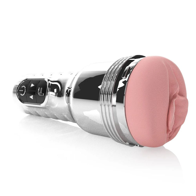 Мастурбатор Fleshlight Pink Quiver с вибрацией и подогревом 810476079238